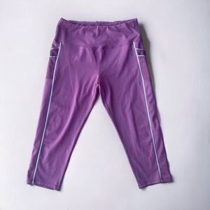 0 to 5 dusty rose cropped leggings size 2XL
